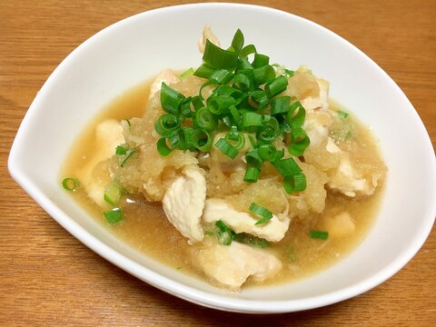 鶏胸肉のおろし煮